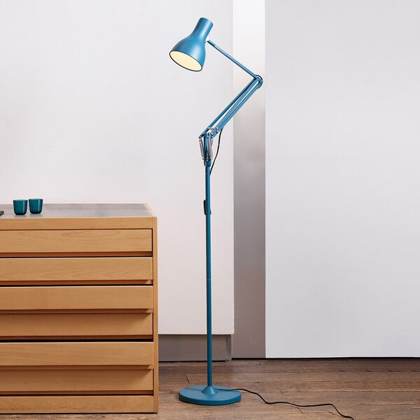 Anglepoise Type 75 Margaret Howell lampadar blue, Albastru, Studiu / Birou, Metal, Design industrial