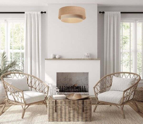 BPS Koncept Boho lampă suspendată 1x60 W cremos-bej 061-090-50