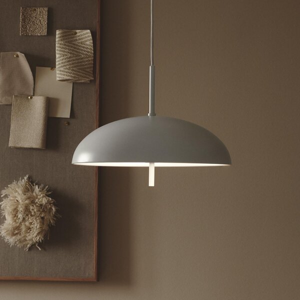 DFTP by Nordlux Lampă suspendată Versale, albă, Ø 35 cm, metal, 2 x E27, reglabil, Alb, Camera de zi / sufragerie, Metal, Scandinavă