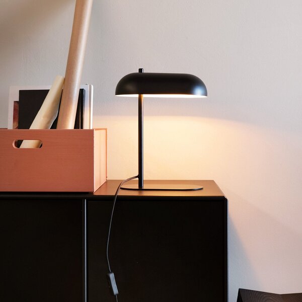 Lampă de masă Dyberg Larsen, Arch, Negru, Studiu / Birou, Metal, Design