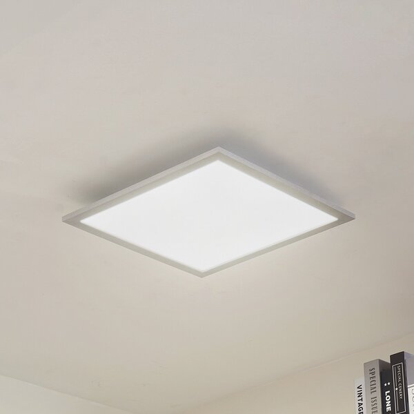 Arcchio Panou LED Lyndra, 40 cm, argintiu, aluminiu, dimabil, CCT, reglabil, Metalic, Camera de zi / sufragerie, Aluminiu, Modern