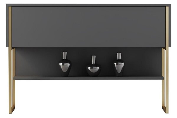 Măsuță consolă Luna 4 (auriu + antracit) . 1102308