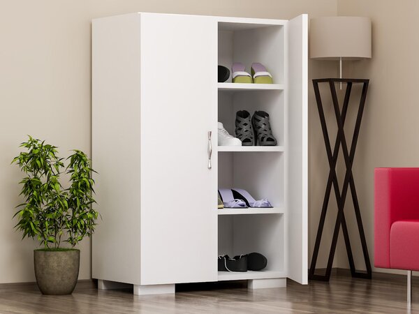 Dulap pentru pantofi Maide (alb). 1102338