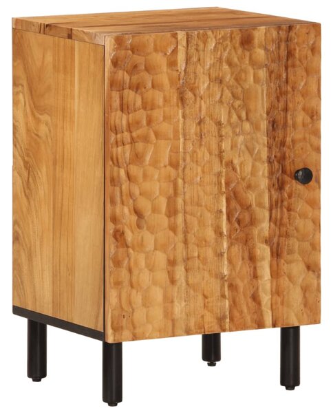 Dulap de baie, 38x33x58 cm, lemn masiv de acacia
