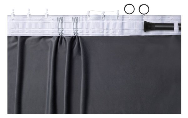 Draperie crem dimout (semi-opacă) din catifea 140x270 cm Velto – Filumi