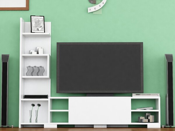 Mobilier living Perla set (Alb) . 1102463
