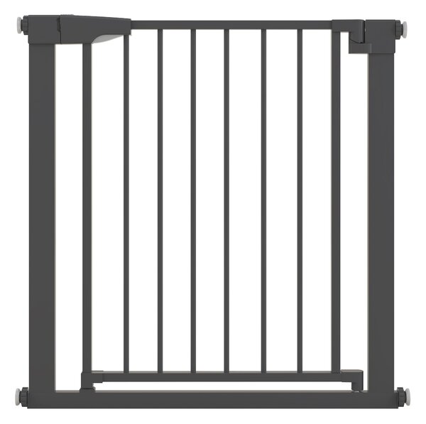 Poartă de Siguranță PRO 180° pentru Copii și Animale 76 x 111-117 cm, NEGRU