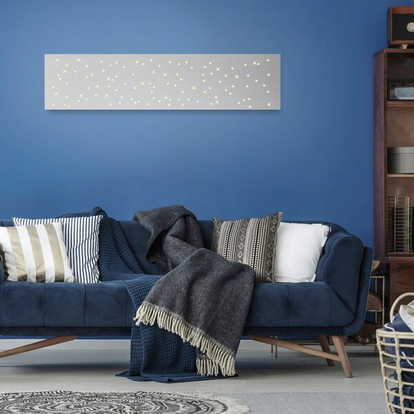 JUST LIGHT. GmbH Sparkle plafonieră LED CCT dim oțel 100x45cm, reglabil, Metalic, dormitor, Metal, Modern