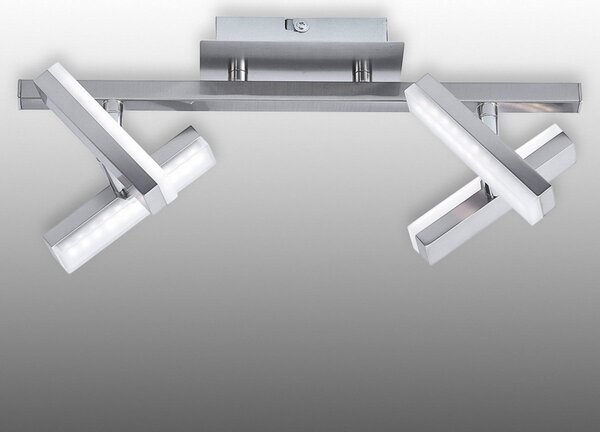 JUST LIGHT. GmbH Rico - plafonieră LED cu becuri rotative, Metalic, Hol, Metal, Modern