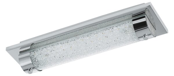 EGLO Plafonieră cu LED Tolorico, 35 cm lungime, Metalic, Baie, Metal, Modern
