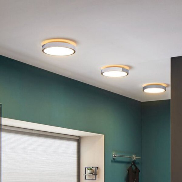 Paulmann Aviar plafonieră LED 2700K Ø 30cm crom, reglabil, Metalic, Baie, Plastic, Modern