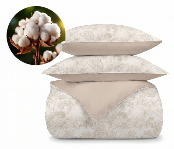 Set lenjerie de pat Dormeo Nature Motive bej