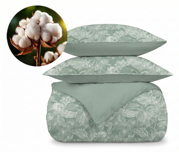 Set lenjerie de pat Dormeo Nature Motive verde