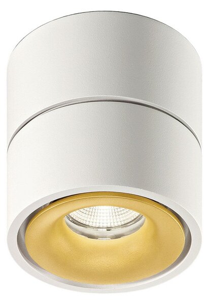 Egger Licht EGG DLS LED spot de plafon Clippo, alb-auriu, 3.000K, reglabil, Alb, Studiu / Birou, Metal, Modern