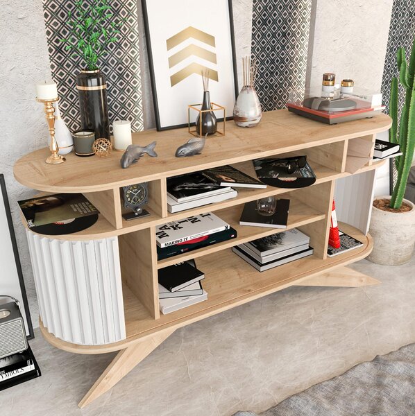 Dulap Stark (Stejar + Alb) . 1102589