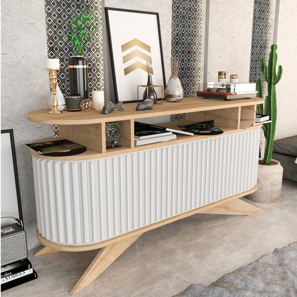 Dulap Stark (Stejar + Alb) . 1102589