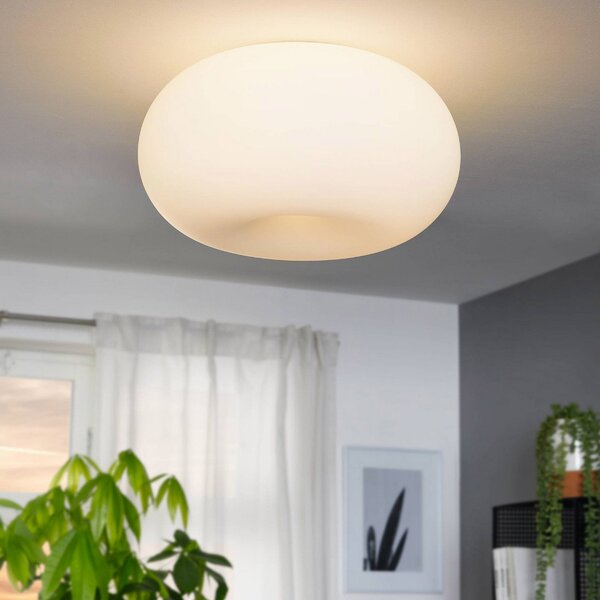 EGLO Optica plafonieră discretă 35 cm, reglabil, Alb, Hol, Metal, Modern