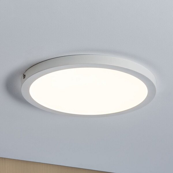 Paulmann Atria plafonieră LED Ø30cm alb mat, reglabil, Alb, Camera de zi / sufragerie, Plastic, Modern