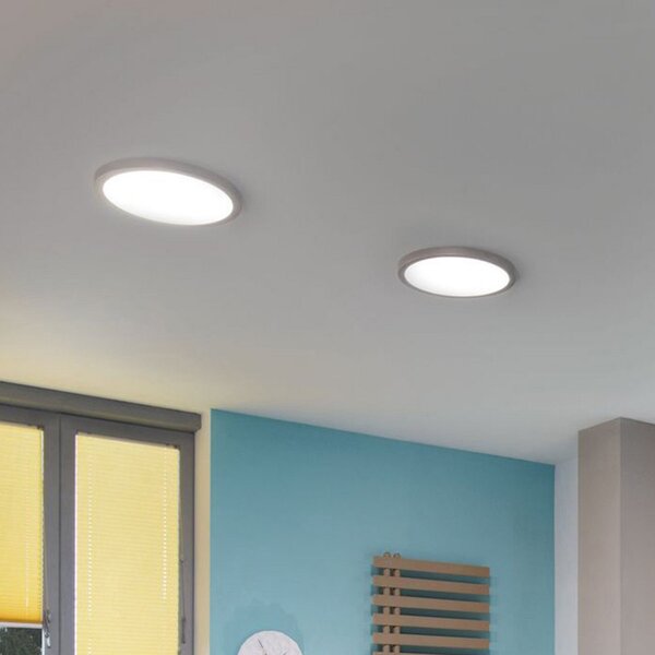 Paulmann Atria plafonieră LED Ø30cm alb mat, reglabil, Alb, Camera de zi / sufragerie, Plastic, Modern