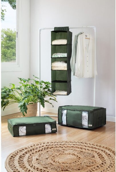 Cutie de depozitare pentru haine din material textil cu vacuum 65x45x27 cm Ecologik – Compactor