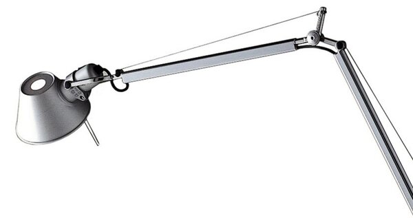 Artemide Tolomeo Micro - lampadar purist, Metalic, Camera de zi / sufragerie, Metal, Design