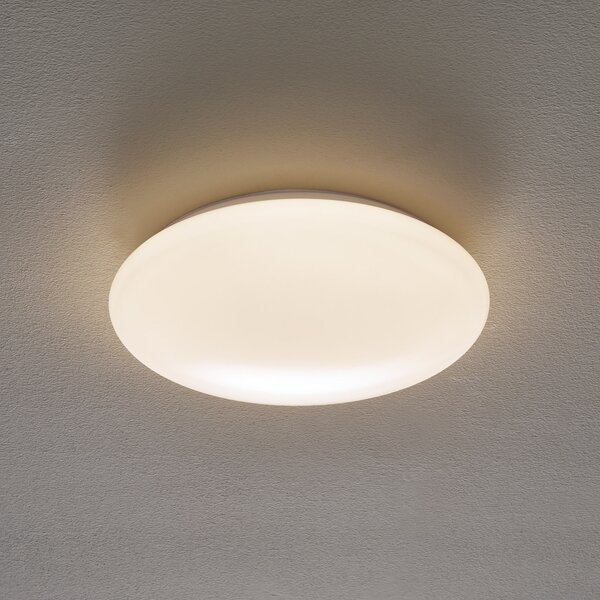 Ledino Plafonieră LED Altona, Ø 33,7cm 1.450lm 3000K, Alb, Hol, Plastic, Modern