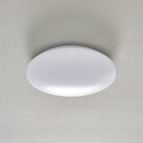 Ledino Plafonieră LED Altona, Ø 33,7cm 1.450lm 3000K, Alb, Hol, Plastic, Modern