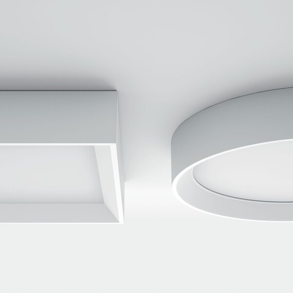 Linea Light Plafonieră LED Tara Q, unghiulară, 30 x cm, Alb, Hol, Metal, Modern