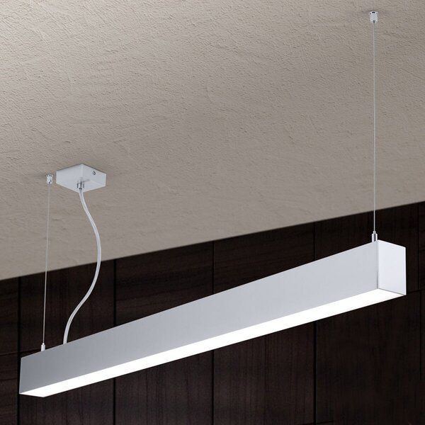 ORION Plafonieră LED Sando cu set de suspendare - 114 cm, Metalic, Studiu / Birou, Metal