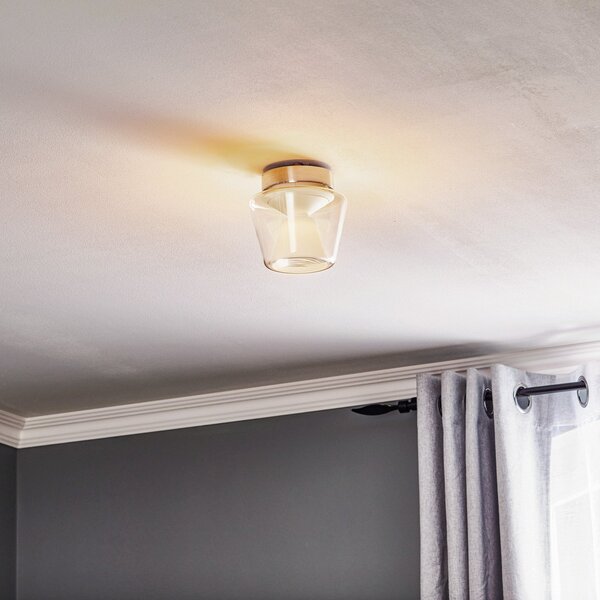 Serien Lighting serien.lighting Annex S - plafonieră LED, opal, reglabil, Transparent, Camera de zi / sufragerie, Sticlă, Design