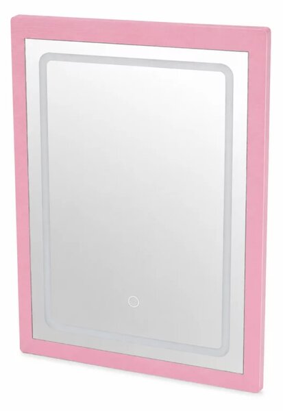 Oglinda LED pentru masuta de machiaj CRYSTAL - Pink