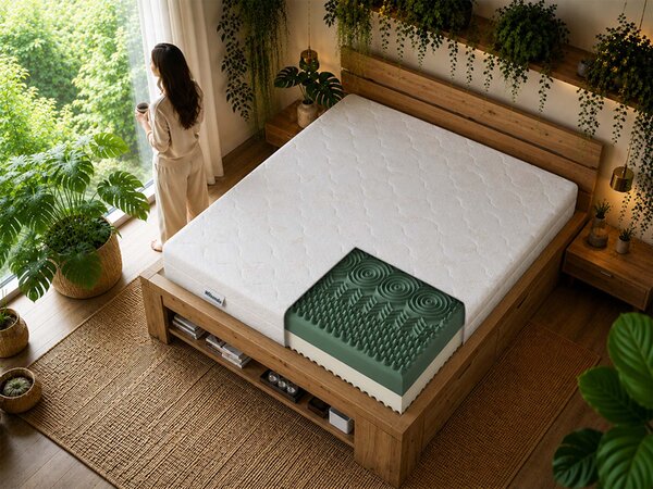 Saltea de masaj din spumă Relax 80x200x17 – husă Gold