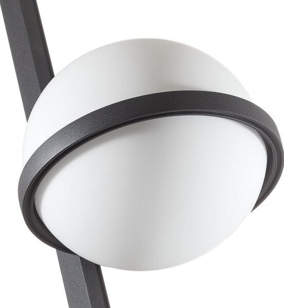 Vibia Palma 3710 Aplică de perete LED, grafit, reglabil, Negru, Camera de zi / sufragerie, Metal, Modern