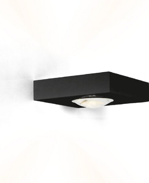 Wever & Ducré Lighting WEVER & DUCRÉ Leens 2.0 Aplică de perete cu LED negru, reglabil, Negru, Camera de zi / sufragerie, Metal, Modern, Perete unghiular
