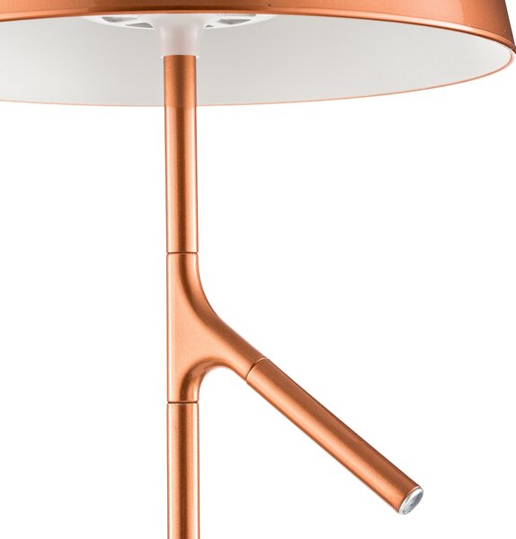 Foscarini Birdie LED Lettura lampă de podea cupru, reglabil, Cupru, Camera de zi / sufragerie, Plastic, Design