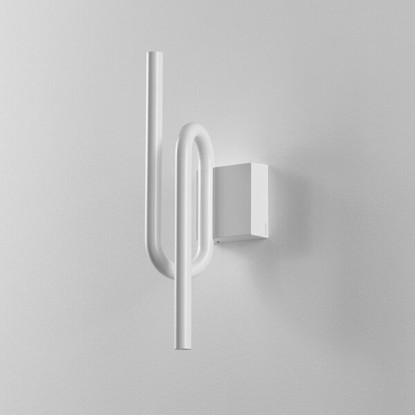 Foscarini Tobia aplică de perete LED alb, Alb, Camera de zi / sufragerie, Metal, Design