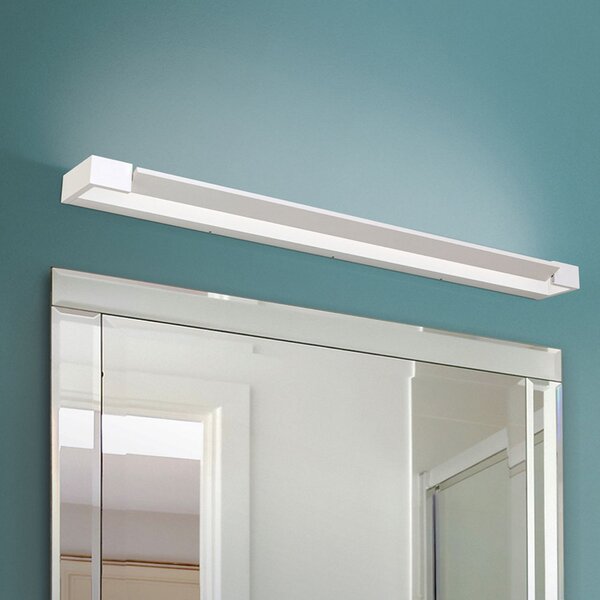 ORION Lampă LED oglindă Marilyn, alb, pivotantă 90 cm, Alb, Baie, Metal, Modern