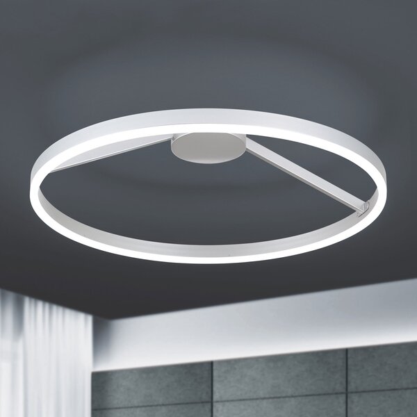 ORION Plafonieră LED Robert Ø 60 cm, reglabil, Metalic, Camera de zi / sufragerie, Metal, Modern