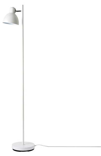 Dyberg Larsen Skagen 1 lampadar cu bec, alb, Alb, Camera de zi / sufragerie, Metal, Scandinavă, Lumină de lectură