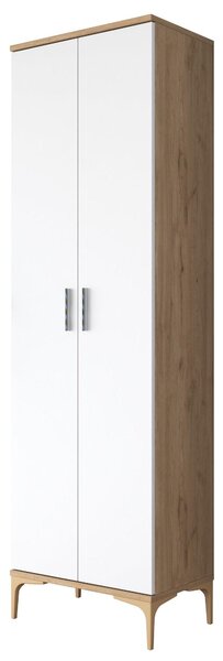 Dulap cu rafturi Jenaretta 2 (Nuc + alb). 1106728