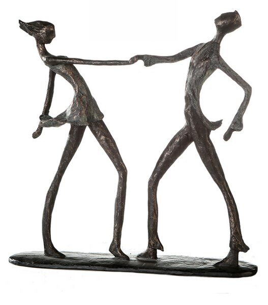 Figurina DANCING JIVE, rasina, 36x36 cm