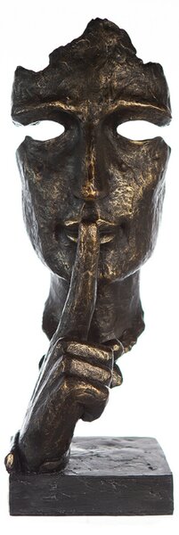 Figurina SILENCE, rasina, 13x13x39 cm