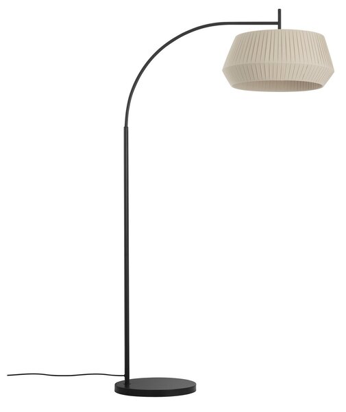 Nordlux Lampadar Dicte, abajur legat manual, bej, Bej, Camera de zi / sufragerie, Țesătură / Textil, Scandinavă