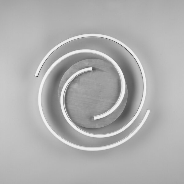 Trio Lighting Plafonieră cu LED Caya, reglabilă, aluminiu, reglabil, Metalic, Camera de zi / sufragerie, Metal, Modern