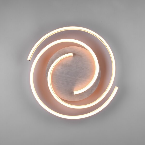 Trio Lighting Plafonieră cu LED Caya, reglabilă, aluminiu, reglabil, Metalic, Camera de zi / sufragerie, Metal, Modern