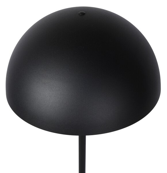Lucide Lampadar Siemon din oțel, negru, Negru, Camera de zi / sufragerie, Metal