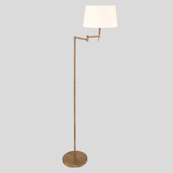 Steinhauer Lampă de podea Bella, pivotantă, bronz, Bronz / Alamă Veche, Camera de zi / sufragerie, Metal