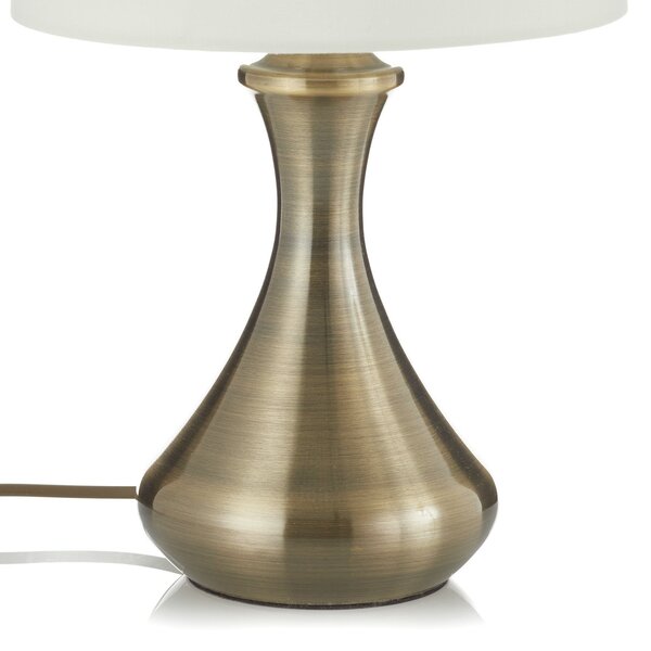 Searchlight Lampă de masă Touch 2750, alamă antic, reglabil, Bronz / Alamă Veche, Camera de zi / sufragerie, Țesătură / Textil