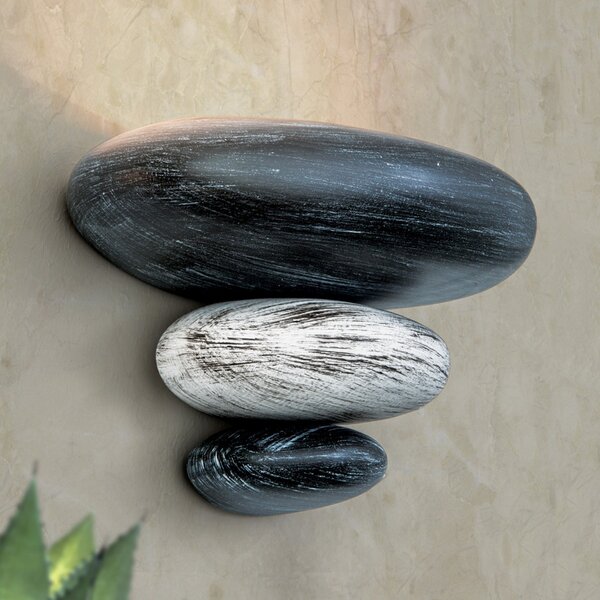 ORION Aplică de perete ceramică LITICA gri, reglabil, Gri, Camera de zi / sufragerie, Ceramică, Modern, Perete forme speciale