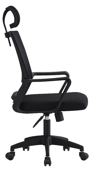 Scaun ergonomic de birou, reglabil si rotativ, tetiera integrata, mesh